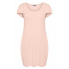 Pink Cotton Women Dress