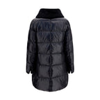 Black Goose Down Full-Length Jacket