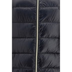 Black Polyamide Full-Length Jacket