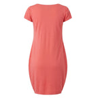 Red Cotton Women Dress