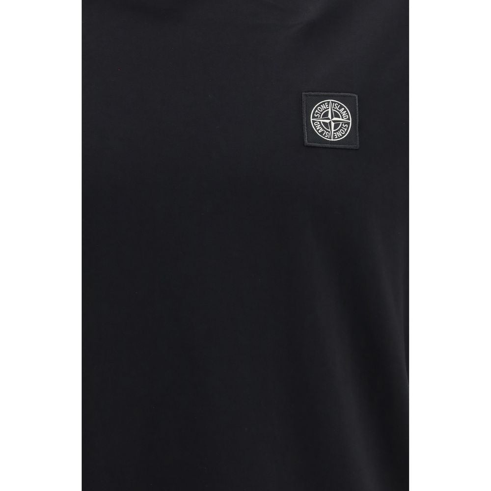 Black Cotton T-Shirt