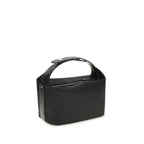 Black Recycled Polyamide Shoulder Bag