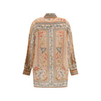 Multicolor Silk Pattern Shirt
