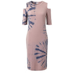 Purple Cotton Women Dress