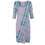 Purple Cotton Women Dress