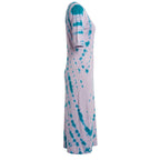Purple Cotton Women Dress