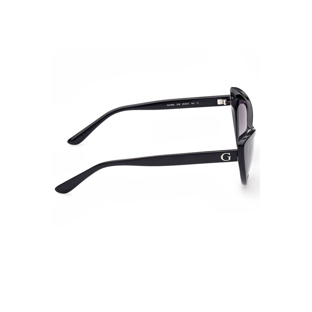 Black Plastic Women Sunglasses