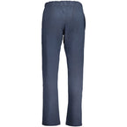 Blue Cotton Men's Trousers