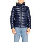 Blue Polyester Shell Jacket