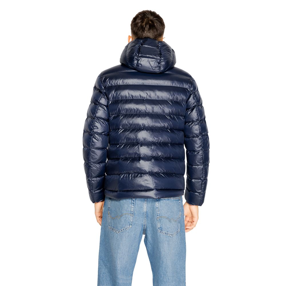 Blue Polyester Shell Jacket
