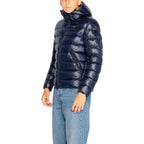 Blue Polyester Shell Jacket