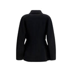 Black Wool Oves Aries Full-Length Jacket