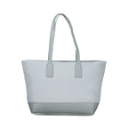 Blue Polyurethane Women's Bag