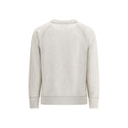 White Cotton Sweatshirt