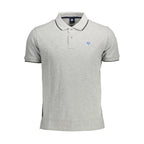 "Grigio Cotton Men Polo Shirt"