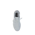 White Calf Leather Bos Taurus Platform Sneakers