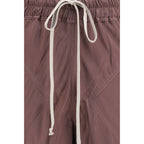 Brown Silk Casual Pants