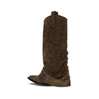 Brown Calf Leather Bos Taurus Boots