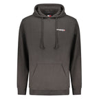 Black Cotton Men's Sweatshirt