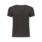 Black Cotton Womens T-Shirt