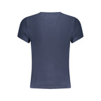 Blue Cotton Women's T-Shirt