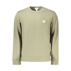 Green Cotton Mens Sweatshirt