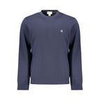 Blue Cotton Men's Sweatshirt