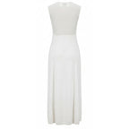 White Silk Women Dress
