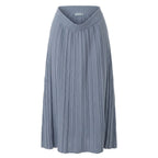 Grey Cotton Women Skirt