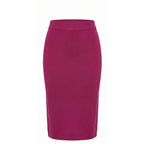 Purple Cotton Women Skirt