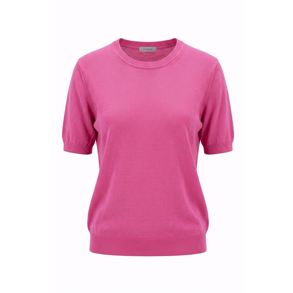 Pink Cotton Women Sweater