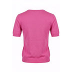 Pink Cotton Women Sweater