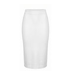 White Cotton Women Skirt