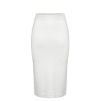 White Cotton Women Skirt