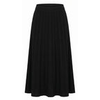 Black Cotton Women Skirt