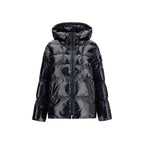 Black Polyamide Full-Length Jacket