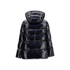 Black Polyamide Full-Length Jacket