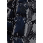 Black Polyamide Full-Length Jacket
