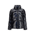 Black Polyamide Full-Length Jacket