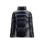 Black Polyamide Full-Length Jacket