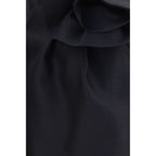 Black Wool Oves Aries Mini Skirt