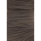 Brown Copper Cocktail Dress