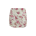 Beige Polyamide Mini Skirt