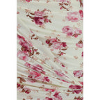 Beige Polyamide Mini Skirt