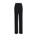 Black Wool Oves Aries Flared Pants