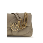 Gray Calf Leather Bos Taurus Shoulder Bag