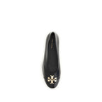 Black Goatskin Ballet Flats