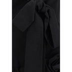 Black Cotton Cocktail Dress