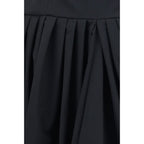 Black Polyester Casual Dress