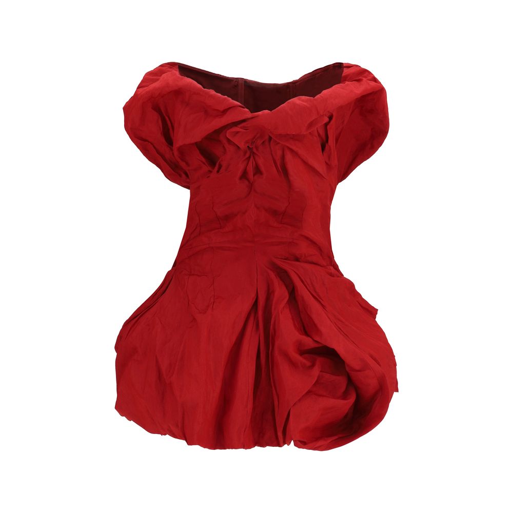 Multicolor Cotton Cocktail Dress